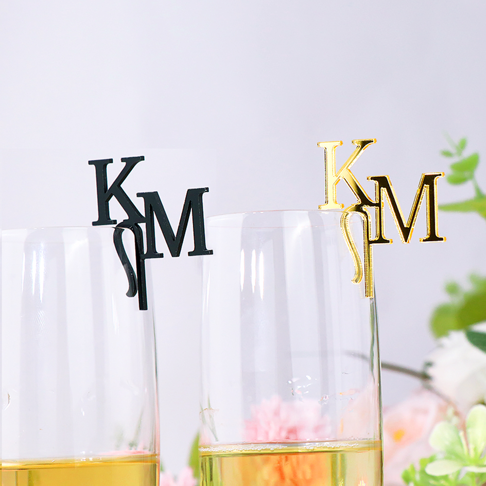 Cocktail Recipe Book - 20/50/100pcs Personalized Drink Tags Glass Cocktail