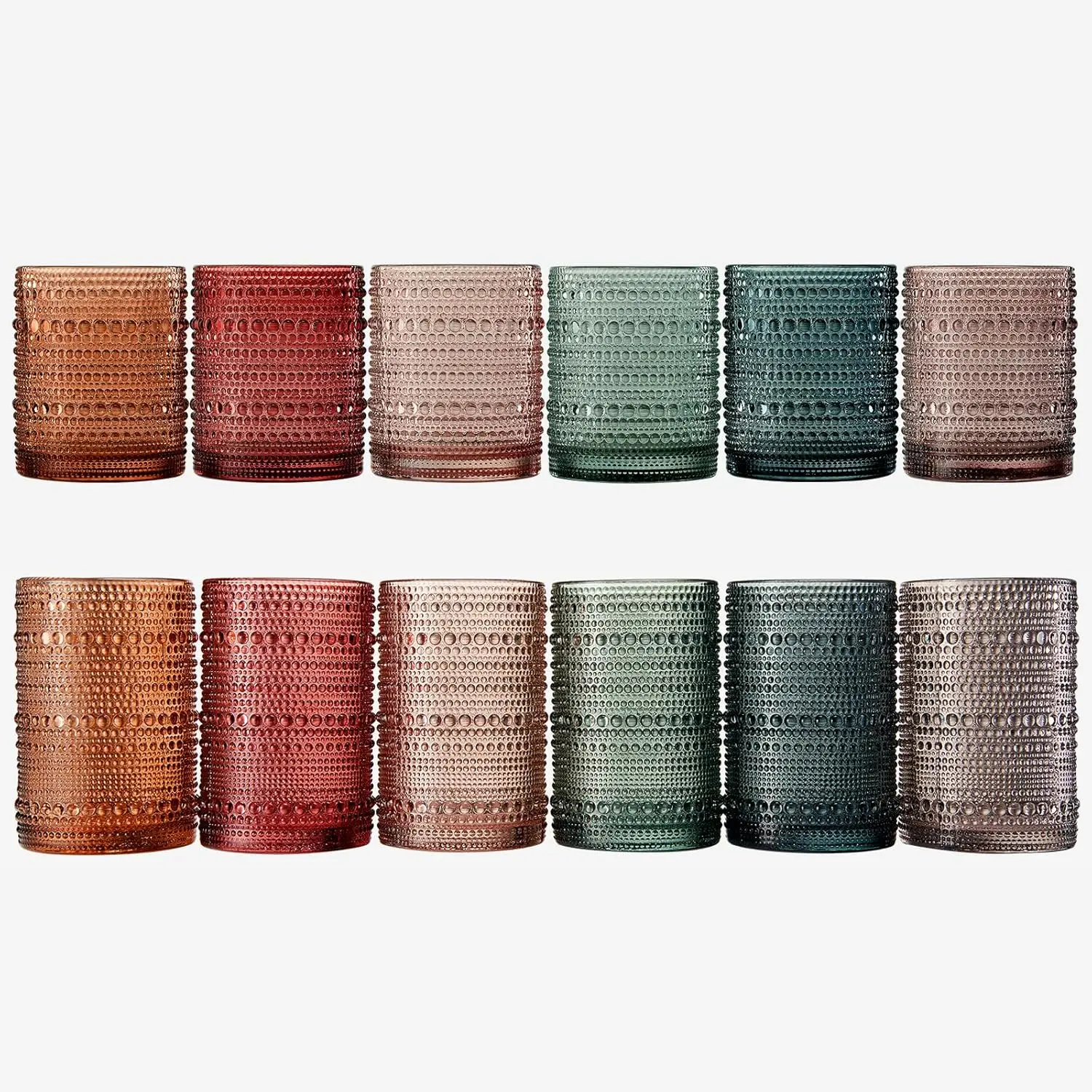 Hobnail Beaded Highball Drinki - مراجعة Old Fashioned Glass وسعره