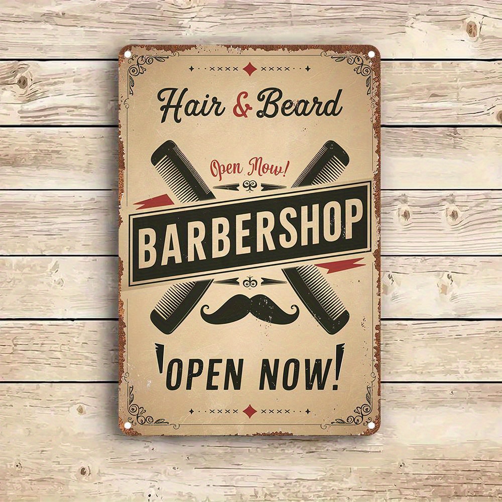 Vintage Barbershop Sign - Retr - مراجعة Home Barber وسعره