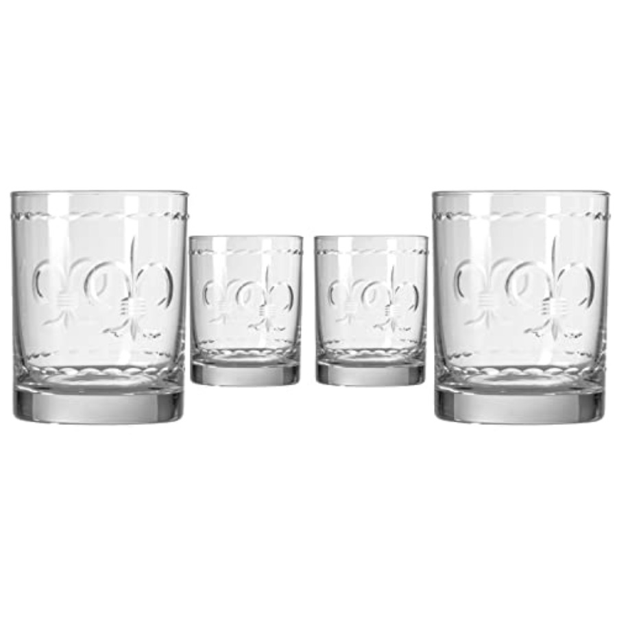 Fleur De Lis Double Old Fashio - مراجعة Old Fashioned Glass وسعره