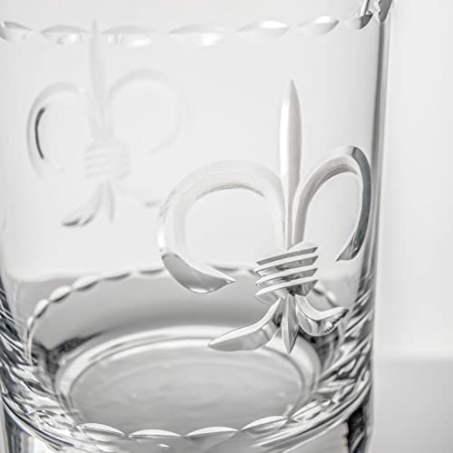 Fleur De Lis Double Old Fashio - مراجعة Old Fashioned Glass وسعره