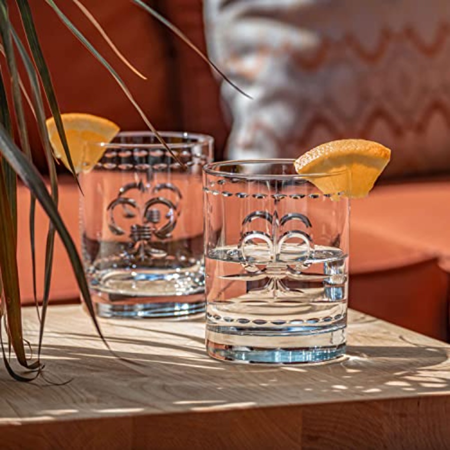Fleur De Lis Double Old Fashio - مراجعة Old Fashioned Glass وسعره