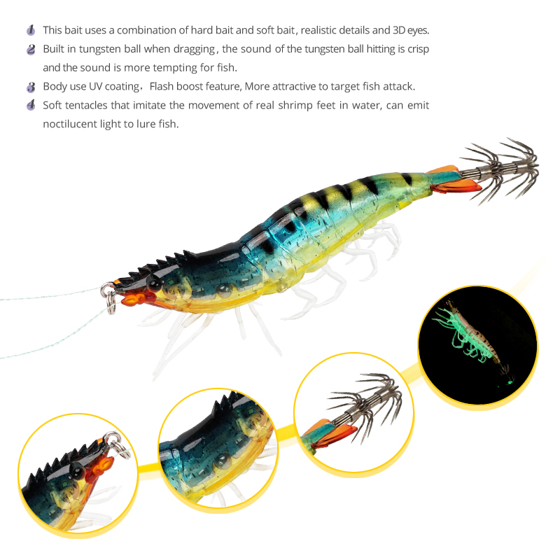 Squid Jig Lures Luminous 9cm 1 - مراجعة Jigger Double Sided وسعره
