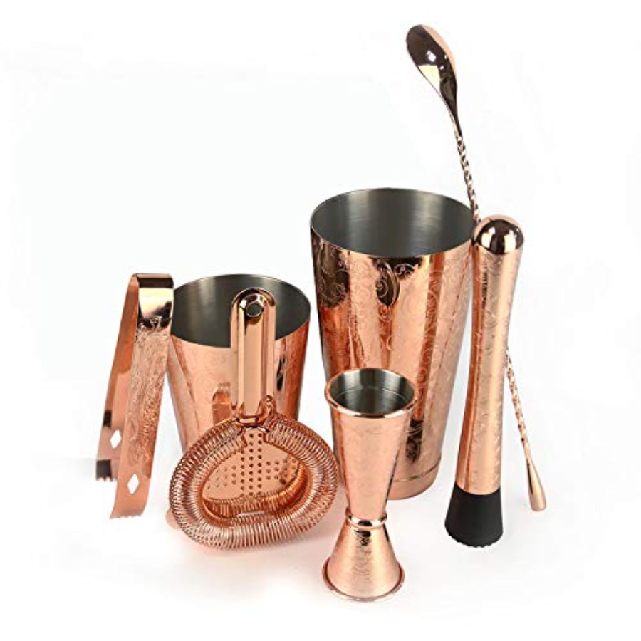 Sky Fish Bartender Kit Cocktai - مراجعة Boston Shaker Set وسعره