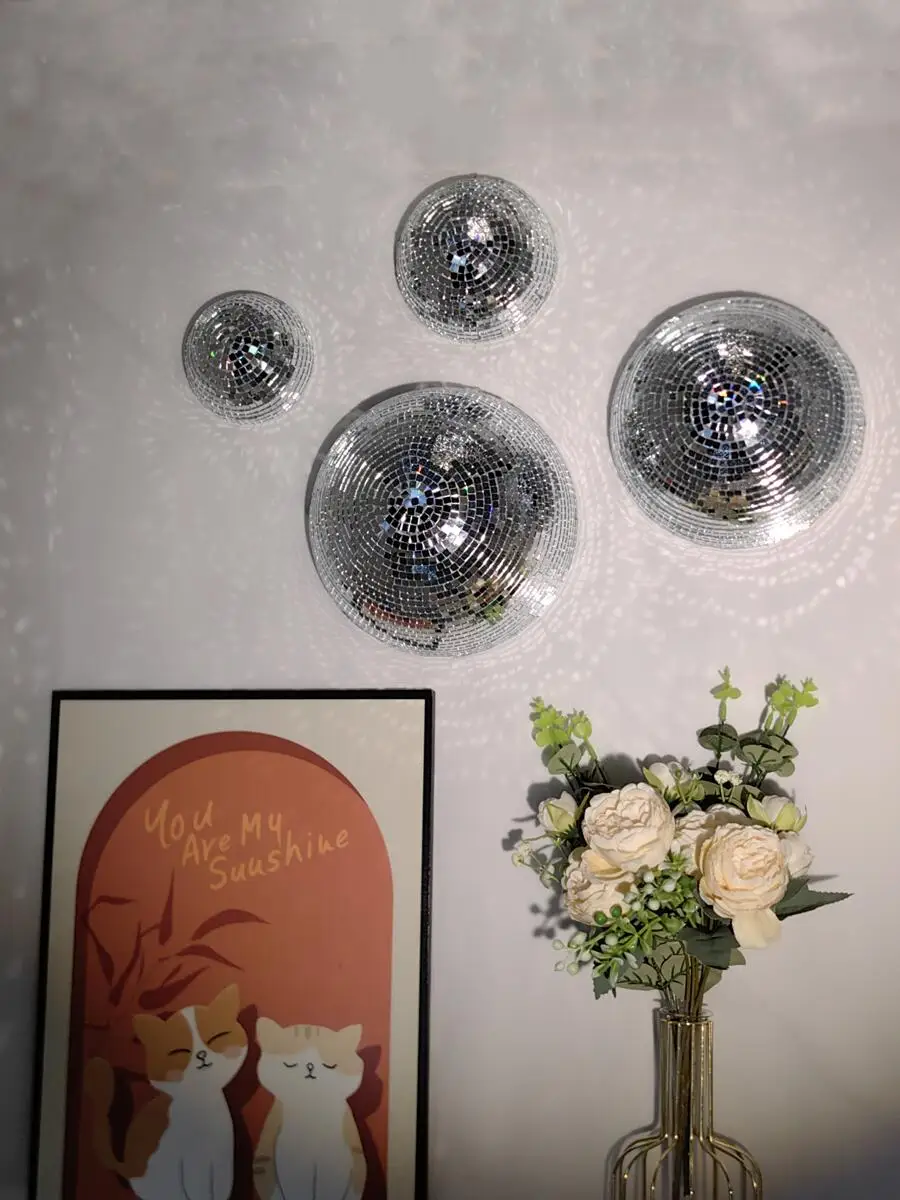 New Wall Disco Ball Mirrored D - مراجعة Old Fashioned Glass وسعره