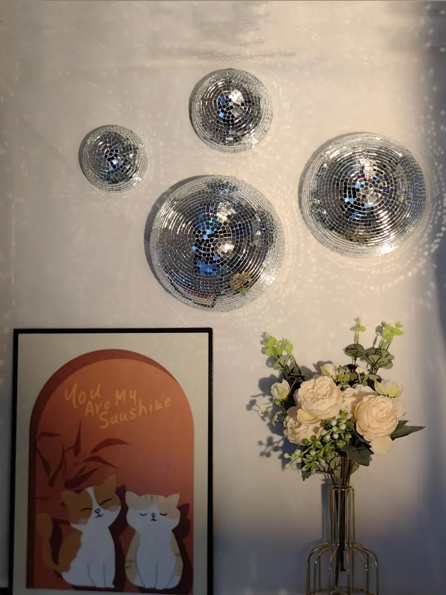 New Wall Disco Ball Mirrored D - مراجعة Old Fashioned Glass وسعره