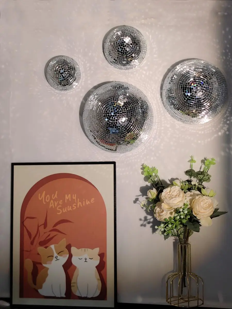 New Wall Disco Ball Mirrored D - مراجعة Old Fashioned Glass وسعره
