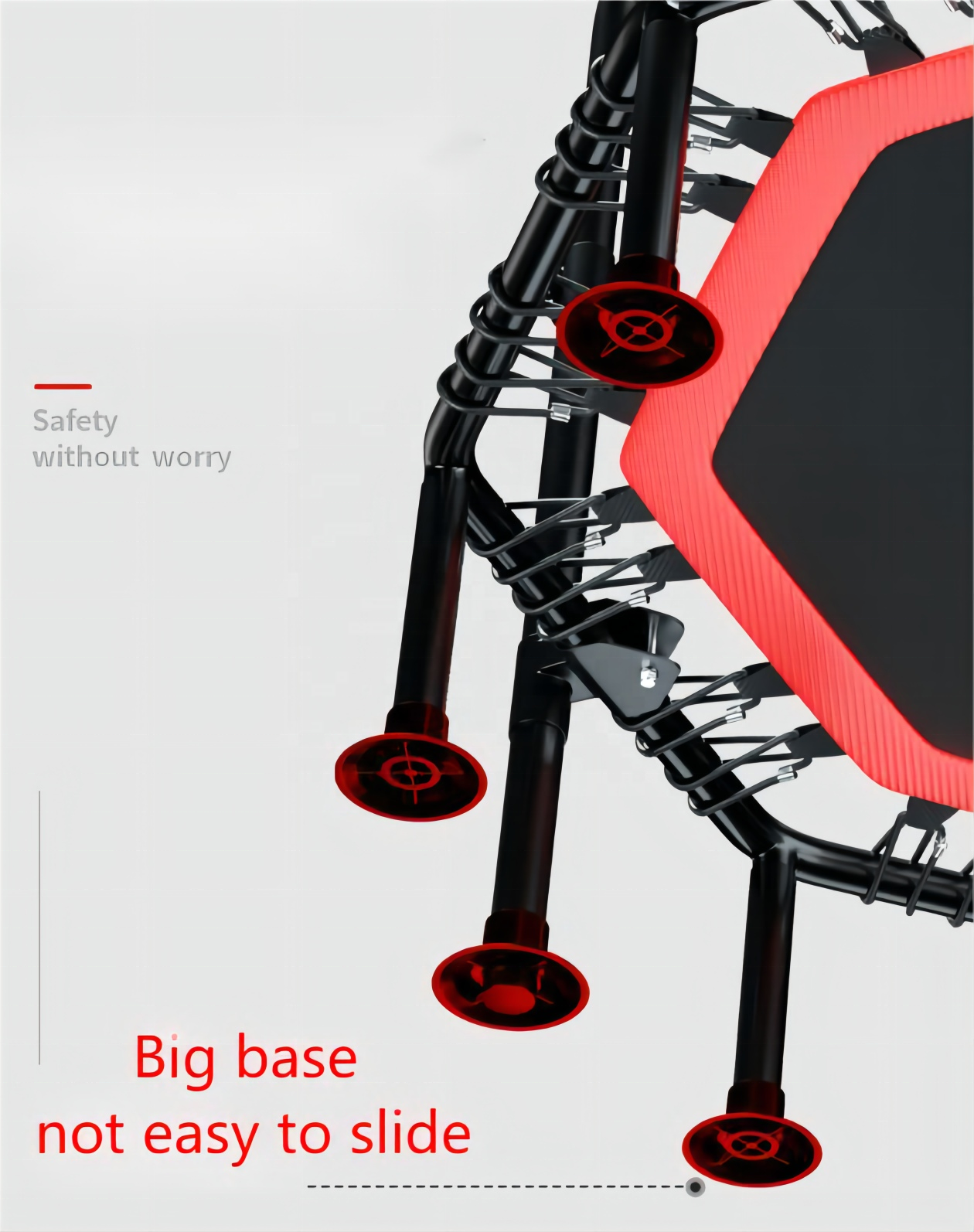 Trampoline with Adjustable Han - مراجعة Home Bar And Gym وسعره