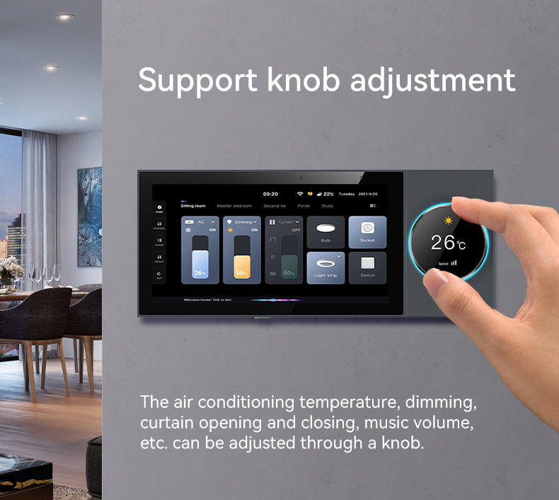Smart Home Gateway WiFi 6 Inch - مراجعة Home Bar Android وسعره
