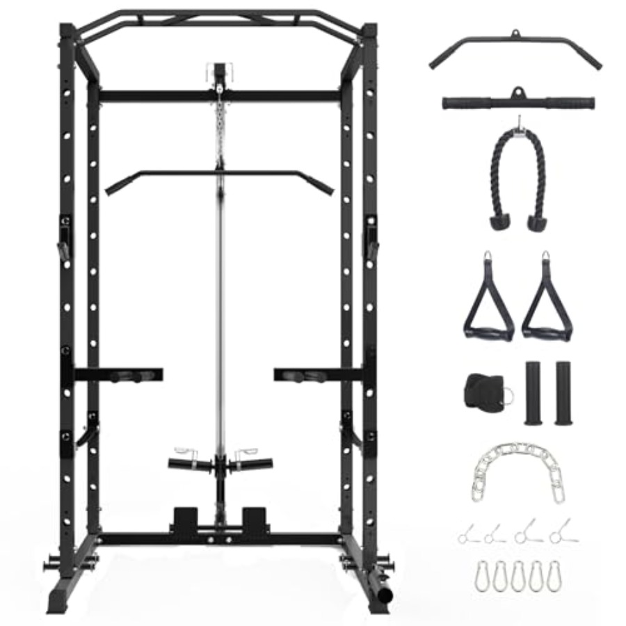1600 Lbs Power Rack for Home G - مراجعة Home Bar And Gym وسعره