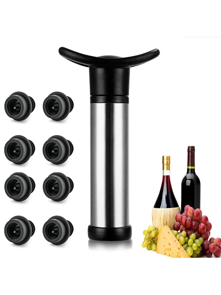 Wine Stoppers for Wine Saver V - مراجعة Wine Preservation Pump وسعره