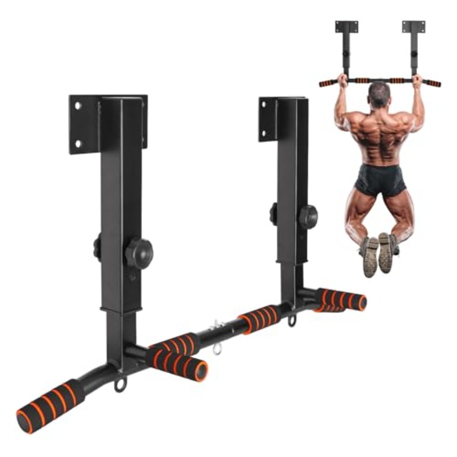Wall Mounted Pull Up Bar Adjus - مراجعة Home Bar And Gym وسعره