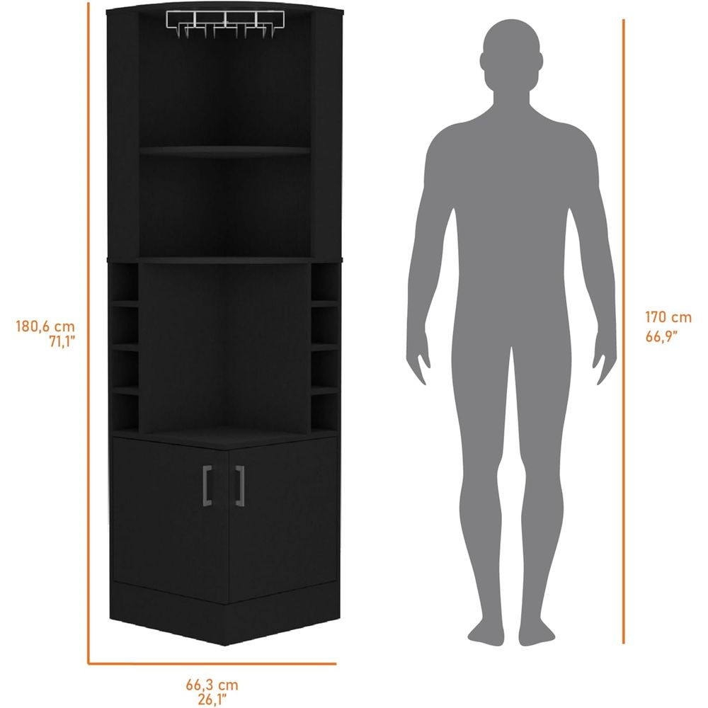 71 Tall Armhouse Wine Cabinet  - مراجعة Home Bar And Cabinet وسعره