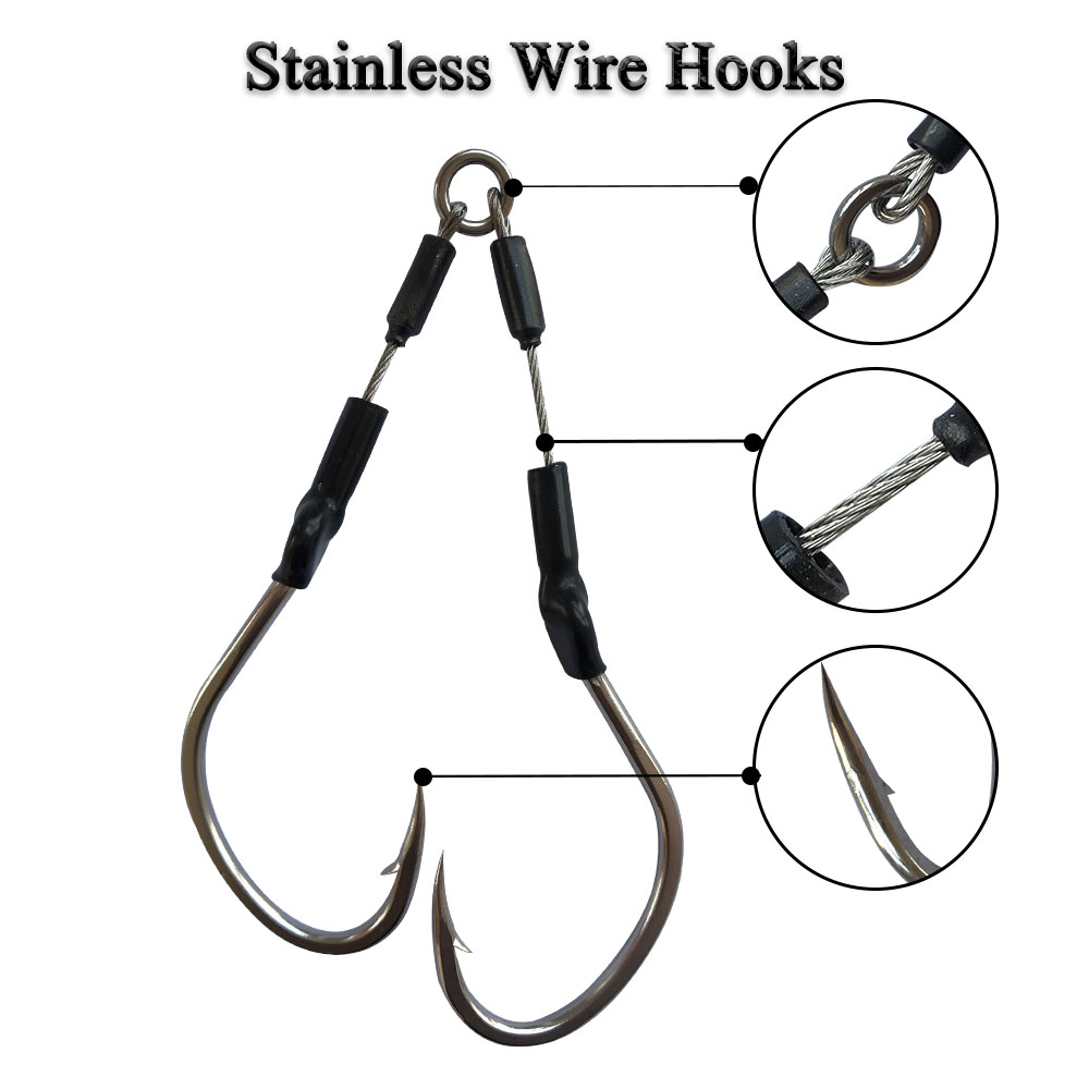 2pairs/bag Slow Fast Jigging H - مراجعة Jigger Double Sided وسعره