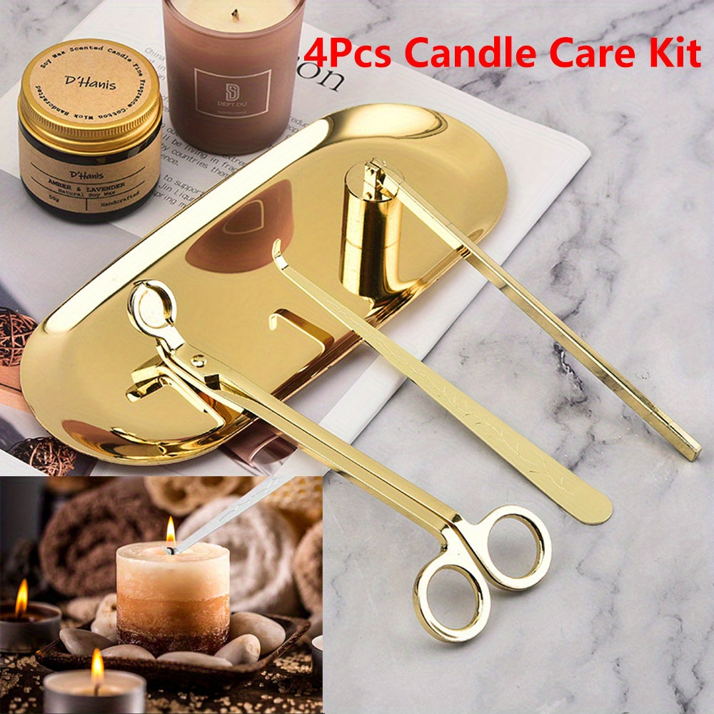 4pcs/set Luxury Candle Care Ki - مراجعة Home Barber وسعره