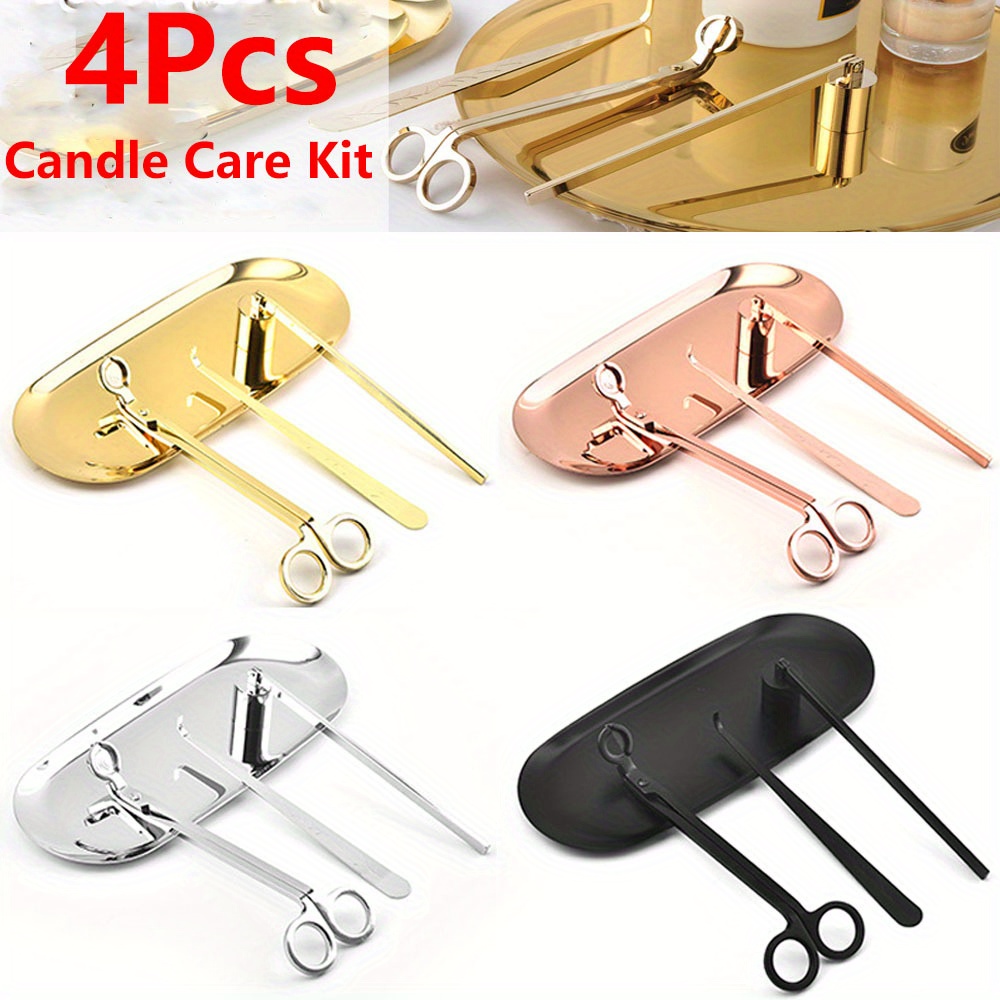 4pcs/set Luxury Candle Care Ki - مراجعة Home Barber وسعره