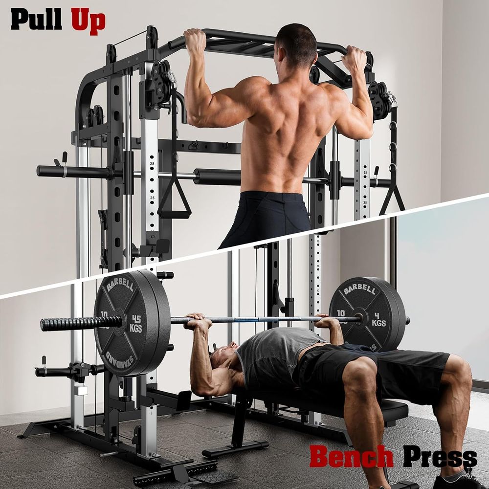 Versatile Power Cage with Adju - مراجعة Home Bar And Gym وسعره
