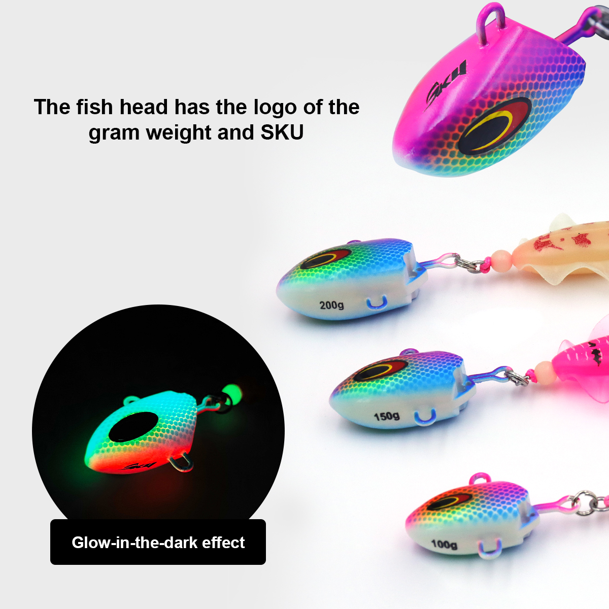 ZYZHE JIG Head Squid Bait With - مراجعة Jigger Double Sided وسعره