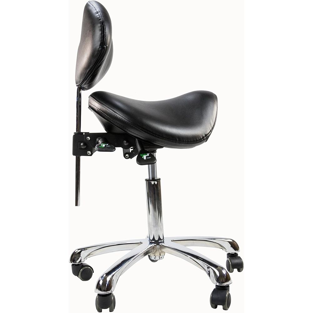 Ergonomic Rolling Stool with A - مراجعة Home Barber وسعره