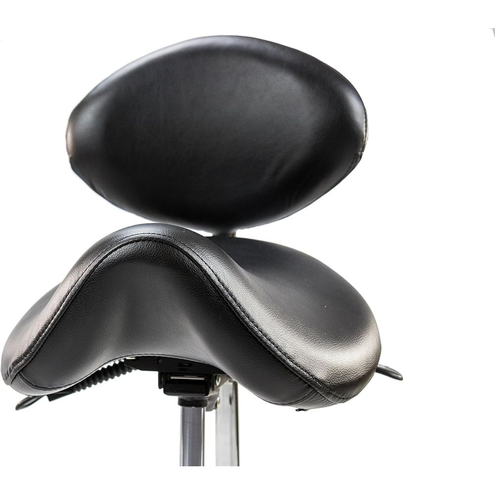 Ergonomic Rolling Stool with A - مراجعة Home Barber وسعره