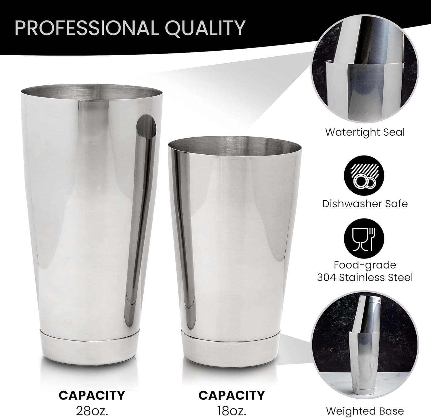 Professional Bartending Set: B - مراجعة Boston Shaker Set وسعره