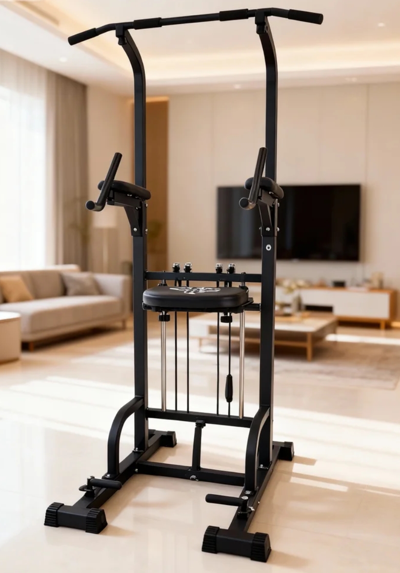 Power Tower Pull-Up Dip Statio - مراجعة Home Bar And Gym وسعره