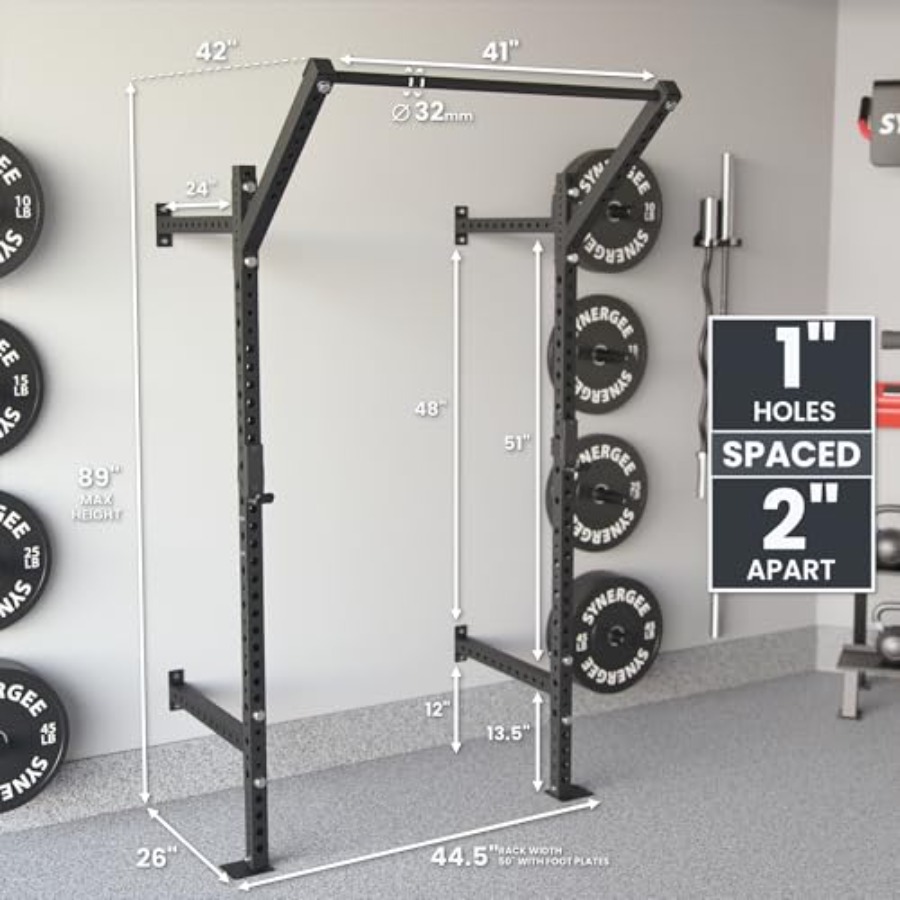 Wall Mounted Squat Rack for ho - مراجعة Home Bar And Gym وسعره