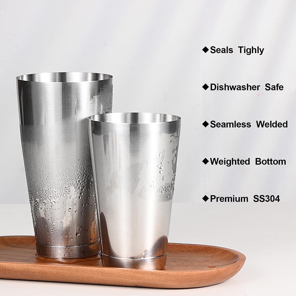 Professional Cocktail Shaker S - مراجعة Boston Shaker Set وسعره
