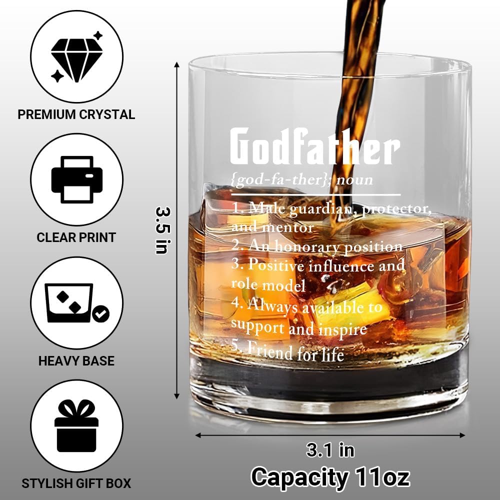 11oz Godfather Whiskey Glass,  - مراجعة Old Fashioned Glass وسعره
