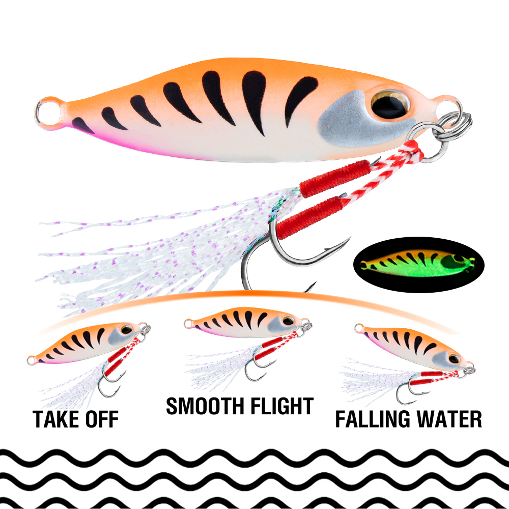 5Pcs Jig Bait 7G/10G/15G/20G S - مراجعة Jigger Double Sided وسعره