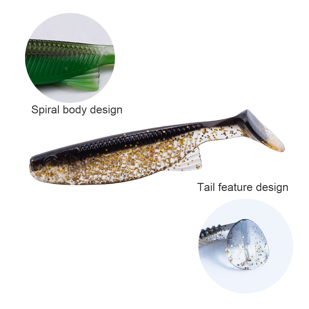 Hanlin 10/20pcs Soft Baits Wor - مراجعة Jigger Double Sided وسعره
