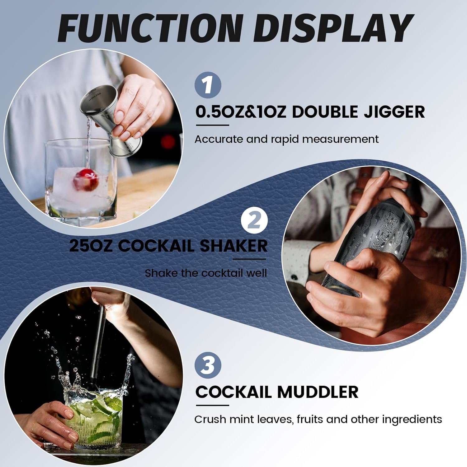 13-Piece Cocktail Shaker Set W - مراجعة Cocktail Recipe Book وسعره