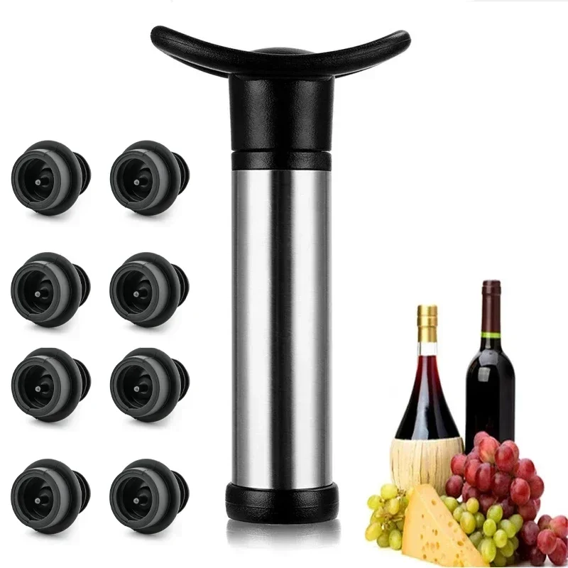 Vacuum Wine Pump Kit with Wine - مراجعة Wine Preservation Pump وسعره