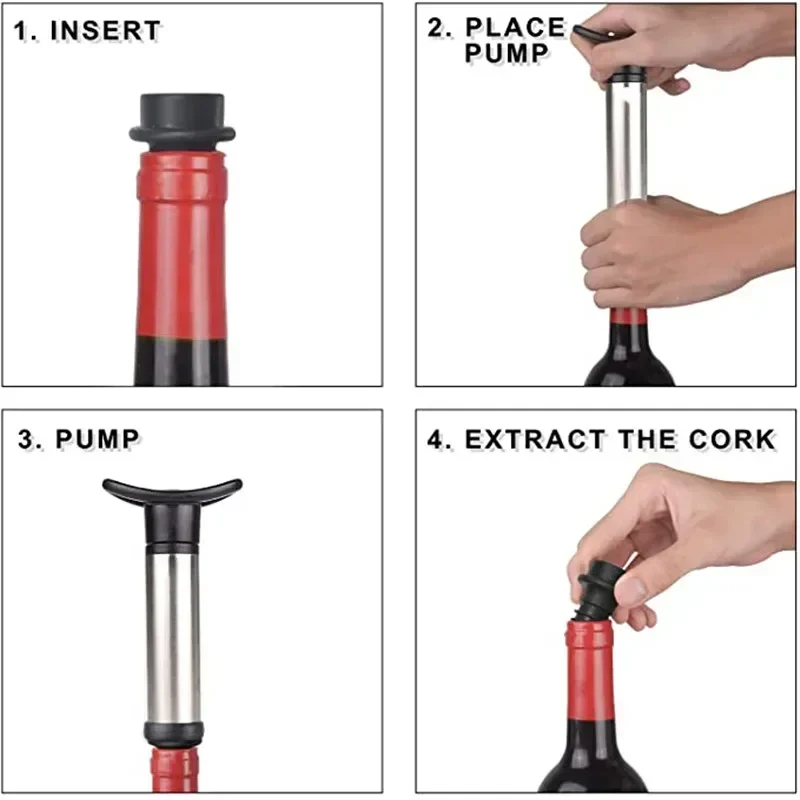 Vacuum Wine Pump Kit with Wine - مراجعة Wine Preservation Pump وسعره