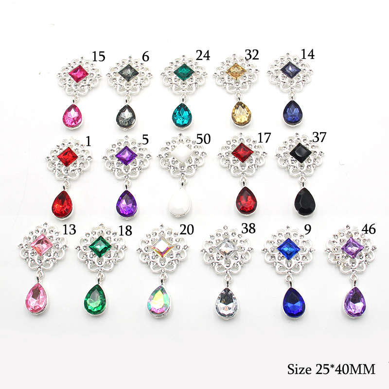 Shiny 25 * 46MM 10Pcs Crystal  - مراجعة Cocktail Recipe Book وسعره