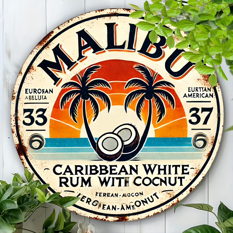Vintage Malibu Rum Coconut Alu - مراجعة Home Bar Accessories وسعره