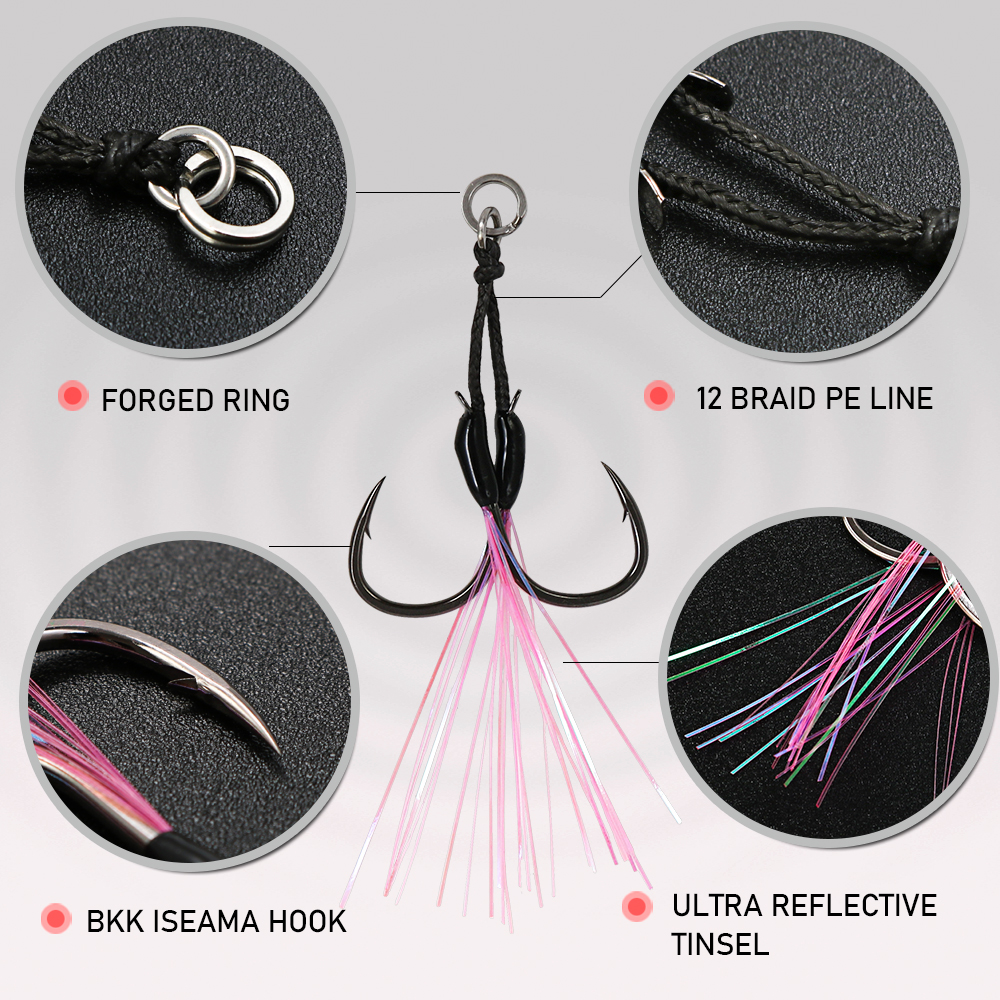 JIGGING PRO 2 Pairs Micro Jig  - مراجعة Jigger Double Sided وسعره