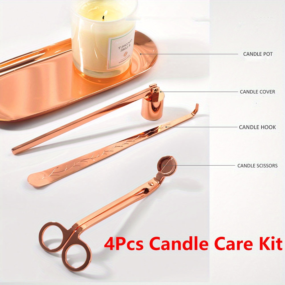 4pcs/set Luxury Candle Care Ki - مراجعة Home Barber وسعره