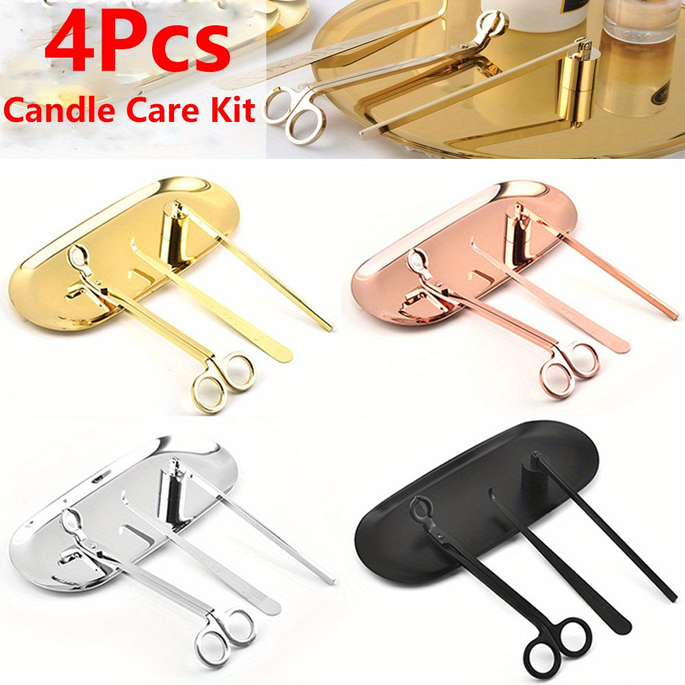 4pcs/set Luxury Candle Care Ki - مراجعة Home Barber وسعره