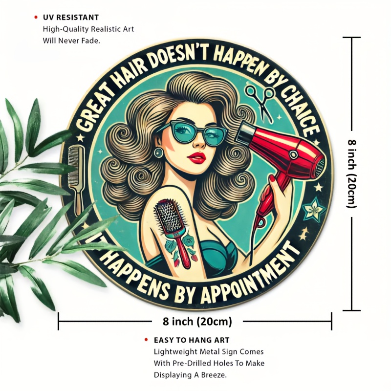 1pc Retro Hair Care Metal Alum - مراجعة Home Barber وسعره