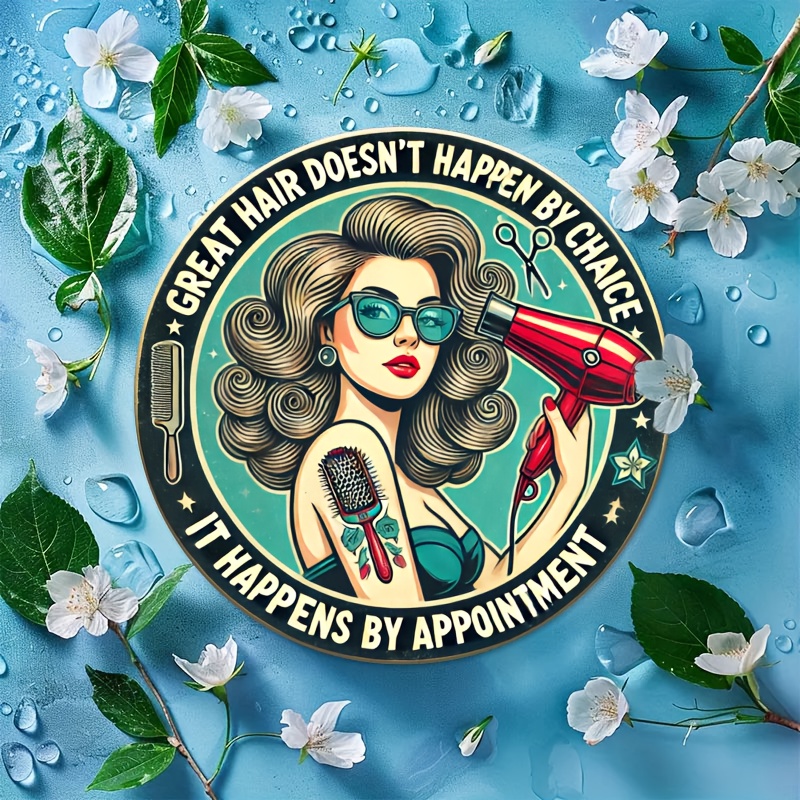 1pc Retro Hair Care Metal Alum - مراجعة Home Barber وسعره