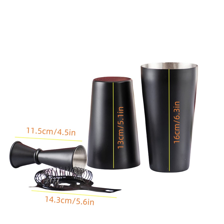 Boston Cocktail Shaker Set 4-P - مراجعة Boston Shaker Set وسعره