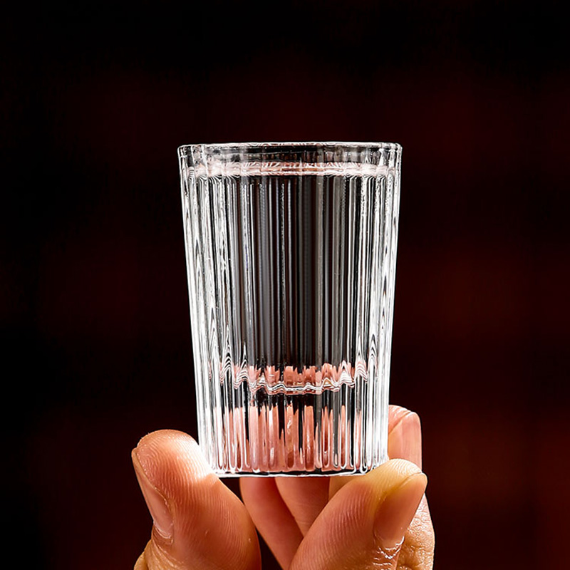 6pcs Set 20ml Striped Foreign  - مراجعة Old Fashioned Glass وسعره