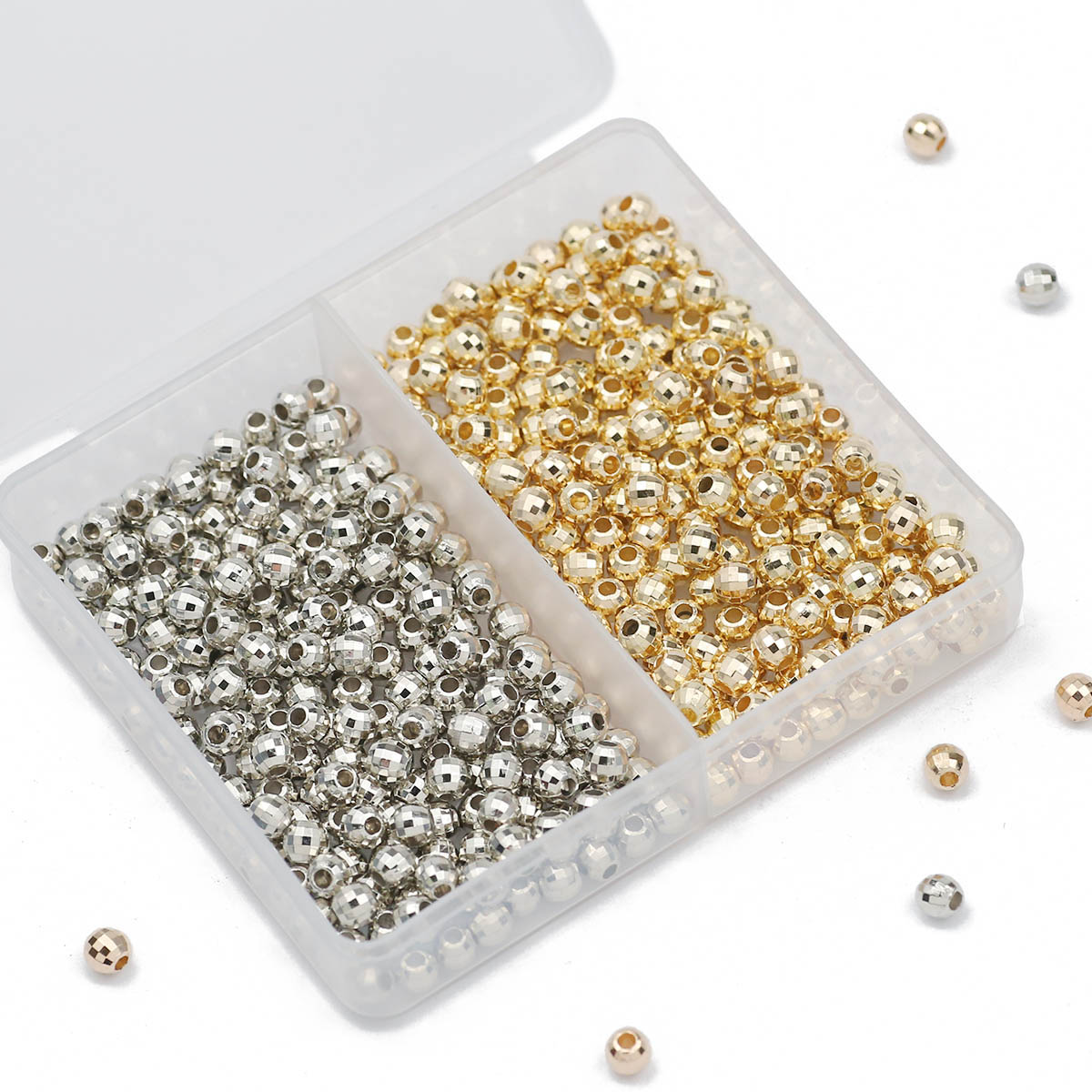 200PCS 4MM faceted round Loose - مراجعة Bar Cart Gold وسعره