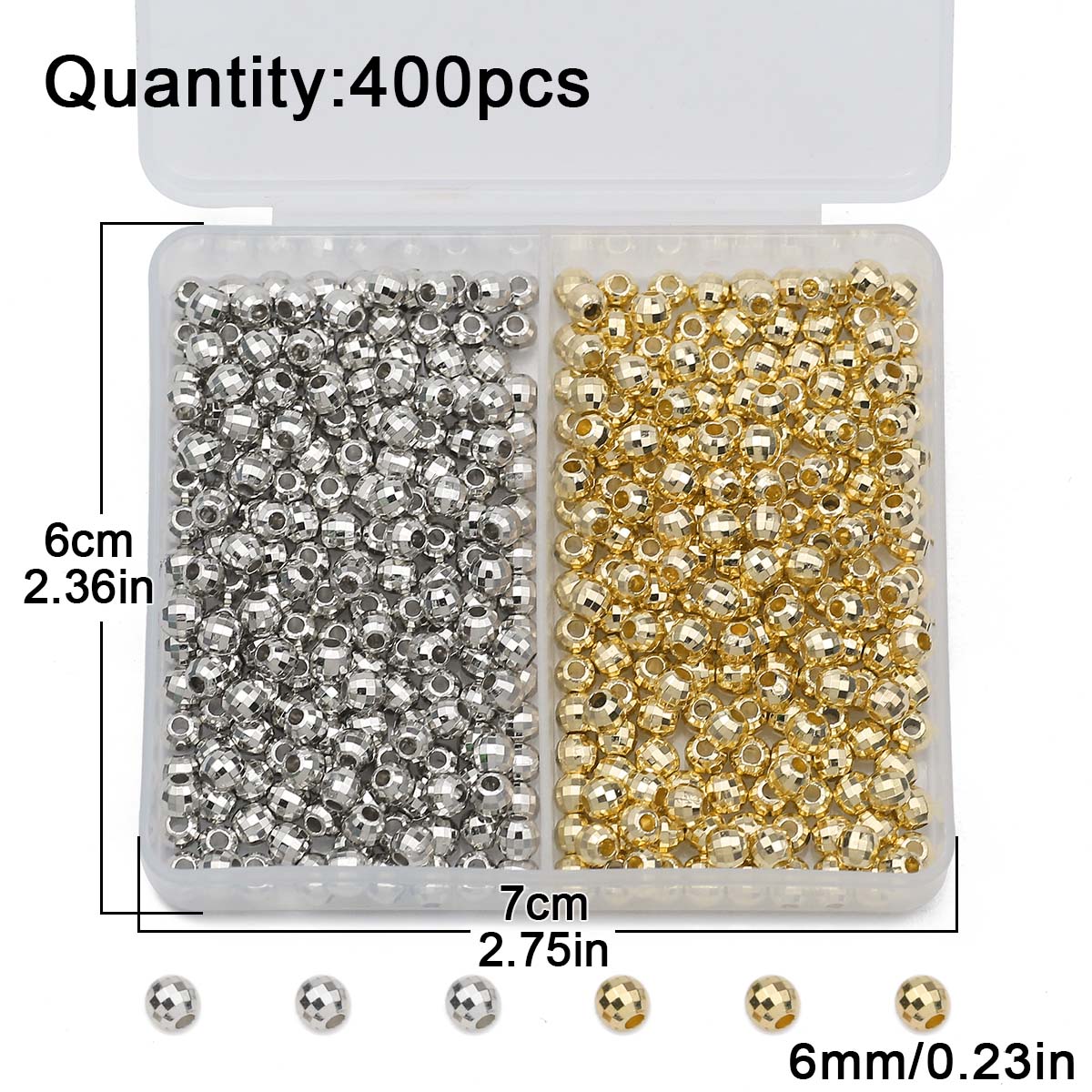 200PCS 4MM faceted round Loose - مراجعة Bar Cart Gold وسعره