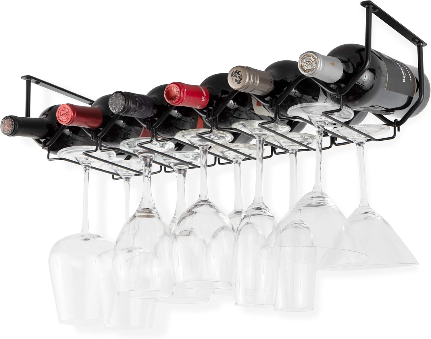 Under Cabinet Wine Rack & Glas - مراجعة Home Bar And Cabinet وسعره