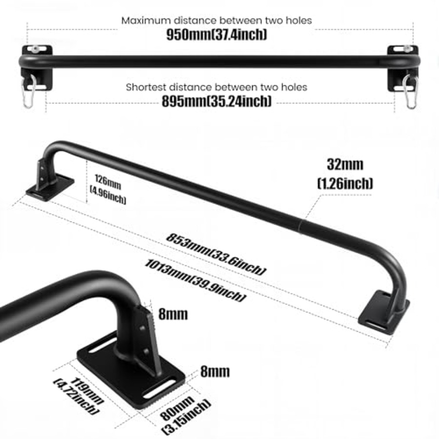 Heavy Duty Wall Mounted Pull U - مراجعة Home Bar And Gym وسعره