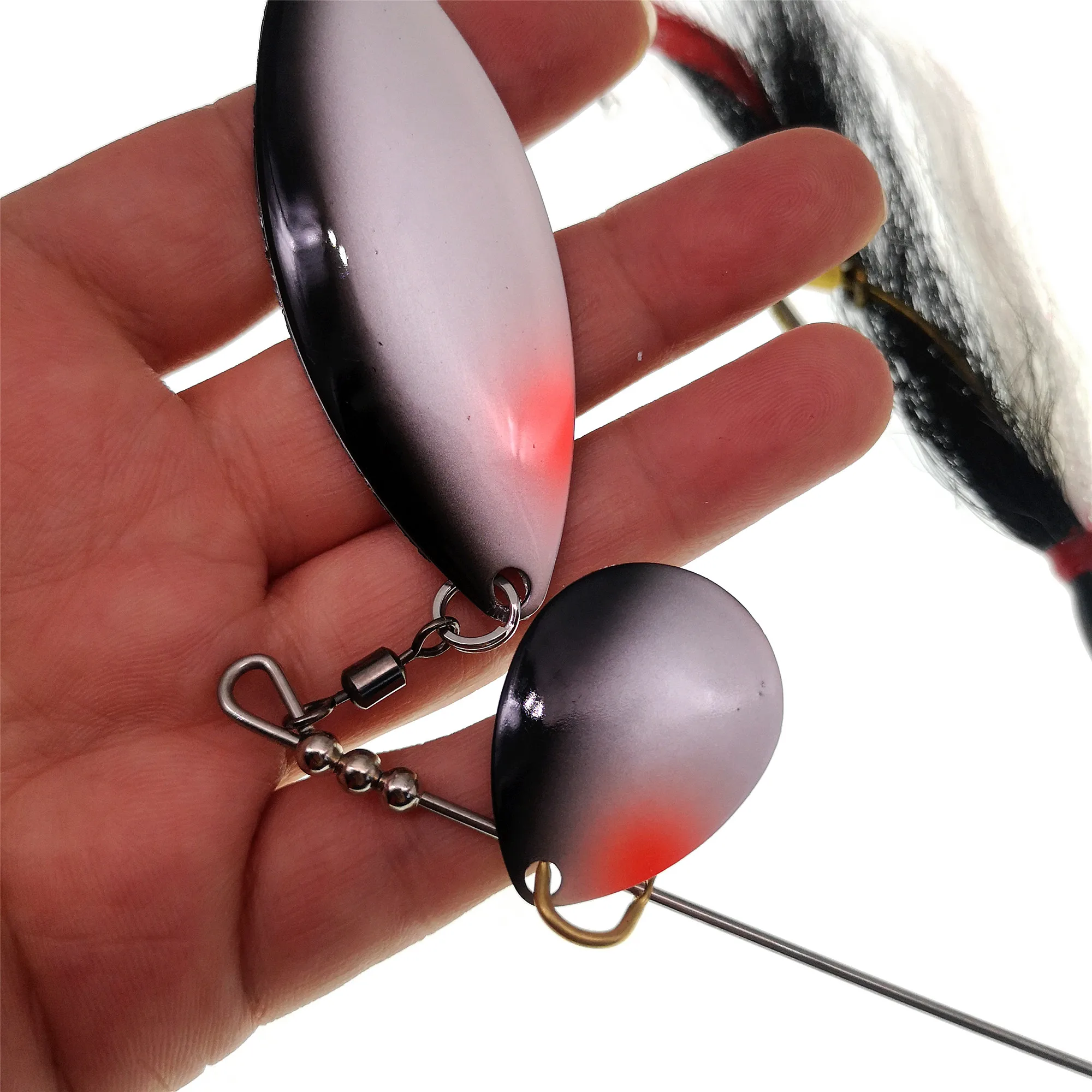MUKUN Fishing Spinnerbait Lure - مراجعة Jigger Double Sided وسعره