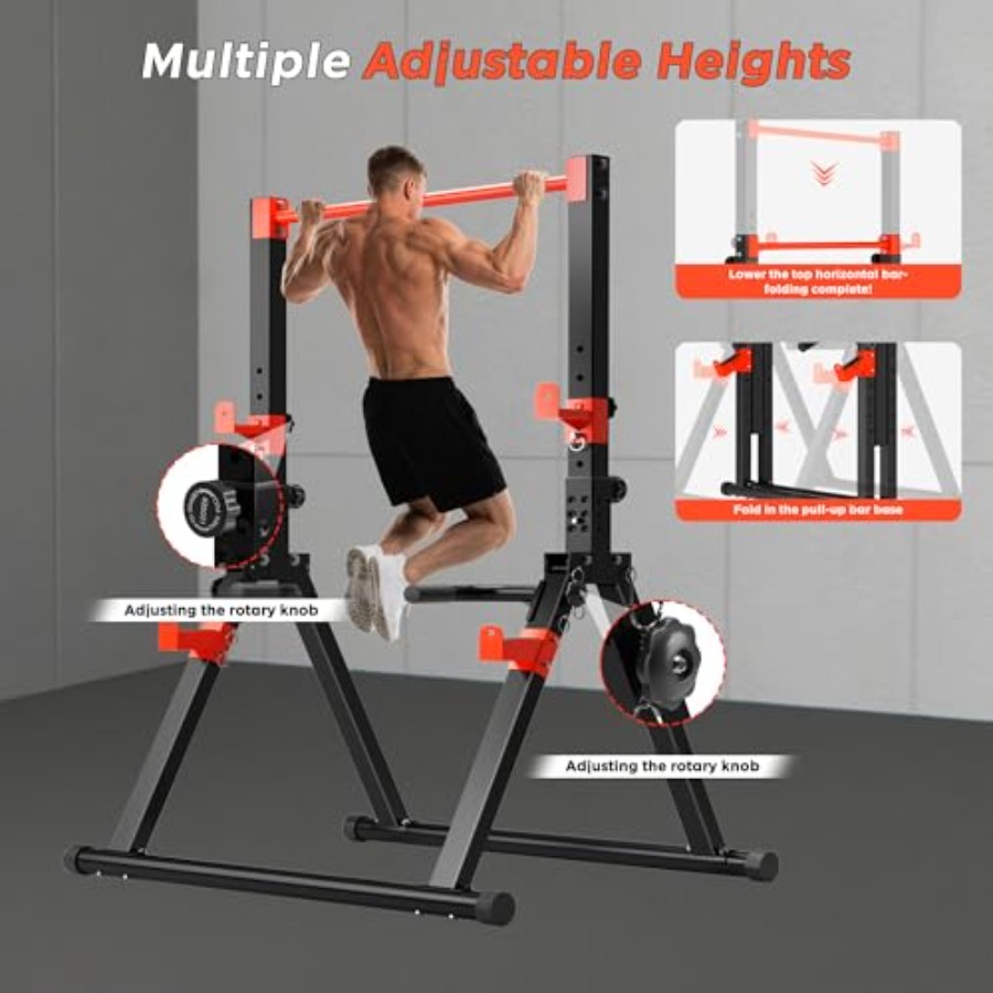 Home gym foldable power tower  - مراجعة Home Bar And Gym وسعره