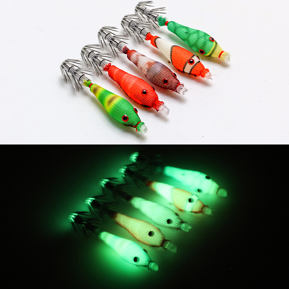 5 Pcs Squid Soft Baits, Lumino - مراجعة Jigger Double Sided وسعره